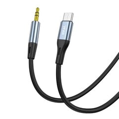 Vipfan L06 USB-C to mini jack 3.5 мм AUX cable, 1 м (gray) цена и информация | Кабели для телефонов | kaup24.ee