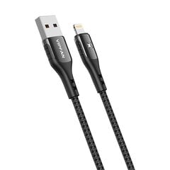 USB to Lightning cable Vipfan Colorful X13, 3A, 1.2m (black) hind ja info | Mobiiltelefonide kaablid | kaup24.ee