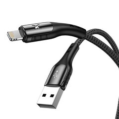 USB to Lightning cable Vipfan Colorful X13, 3A, 1.2m (black) hind ja info | Mobiiltelefonide kaablid | kaup24.ee