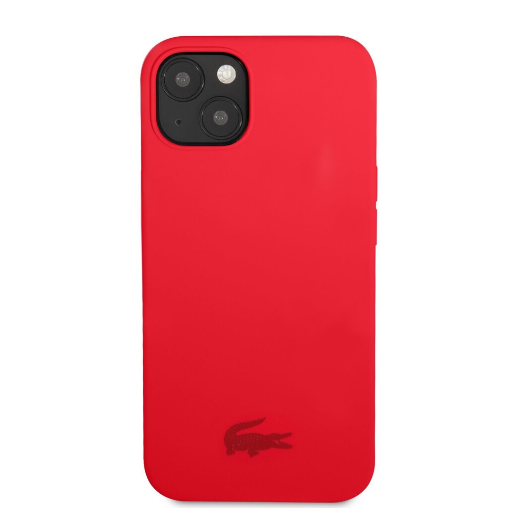 Lacoste Liquid Silicone Glossy Printing Logo Case for iPhone 13 Red цена и информация | Telefoni kaaned, ümbrised | kaup24.ee