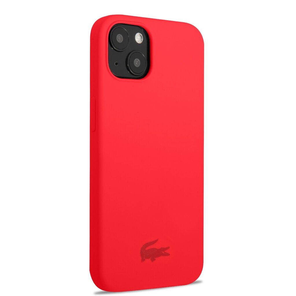 Lacoste Liquid Silicone Glossy Printing Logo Case for iPhone 13 Red цена |  kaup24.ee