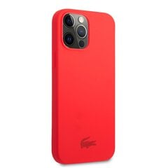 Lacoste Liquid Silicone Glossy Printing Logo Case for iPhone 13 Pro Red цена и информация | Чехлы для телефонов | kaup24.ee