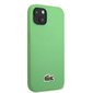 Lacoste Iconic Petit Pique Logo Case for iPhone 14 Plus Green цена и информация | Telefoni kaaned, ümbrised | kaup24.ee