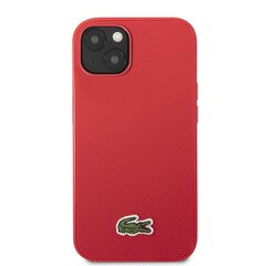 Lacoste Iconic Petit Pique Logo Case for iPhone 14 Plus Red hind ja info | Telefoni kaaned, ümbrised | kaup24.ee