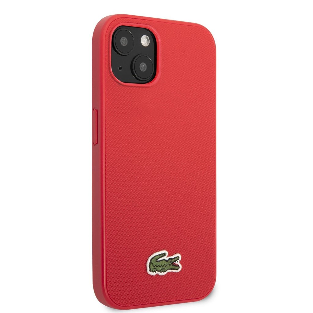 Lacoste Iconic Petit Pique Logo Case for iPhone 14 Plus Red цена и информация | Telefoni kaaned, ümbrised | kaup24.ee