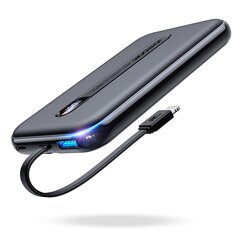 Joyroom power bank with built-in Lightning cable 20W 10000mAh PD QC3.0 black (JR-L001- Lightning) цена и информация | Зарядные устройства Power bank | kaup24.ee