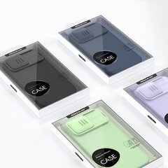 Nillkin CamShield Silky Magnetic Silicone Case for Apple iPhone 14 Pro Green цена и информация | Чехлы для телефонов | kaup24.ee