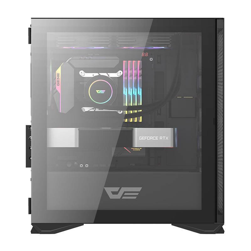 Darkflash DLM200 computer case (black) hind ja info | Arvutikorpused | kaup24.ee