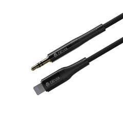 Devia cable Ipure audio jack 3,5 мм - Lightning 1m black цена и информация | Кабели для телефонов | kaup24.ee