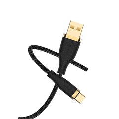 Devia cable Star USB - USB-C 1,5 м 2,4A black цена и информация | Кабели для телефонов | kaup24.ee