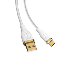 Devia cable Star USB - USB-C 1,5 m 2,4A white hind ja info | Mobiiltelefonide kaablid | kaup24.ee