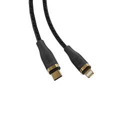 Devia cable Star USB-C - Lightning 1,5 м 3A black цена и информация | Кабели для телефонов | kaup24.ee