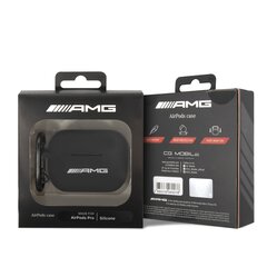 AMG Liquid Silicone Case for Airpods Pro Black цена и информация | Амбушюры | kaup24.ee