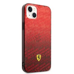 Ferrari Gradient Allover Case for iPhone 14 Plus Red hind ja info | Telefoni kaaned, ümbrised | kaup24.ee