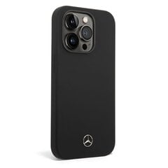 Mercedes Liquid Silicone Case for iPhone 14 Pro Max Black hind ja info | Telefoni kaaned, ümbrised | kaup24.ee