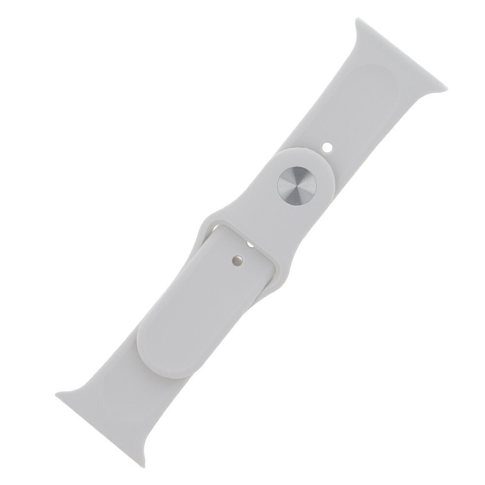 Silicone band S / M for Apple Watch 38 / 40 / 41mm ivory цена и информация | Nutikellade ja nutivõrude tarvikud | kaup24.ee