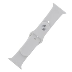 Silicone band M / L for Apple Watch 38 / 40 / 41mm ivory цена и информация | Аксессуары для смарт-часов и браслетов | kaup24.ee