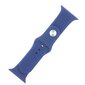 Silicone band S / M for Apple Watch 42 / 44 / 45mm midnight blue hind ja info | Nutikellade ja nutivõrude tarvikud | kaup24.ee