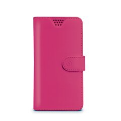 Celly Wally Unica for 4.5&quot; - 5.0&quot; (Pink)/ Magnetic Closure/ Slide Up system for shooting pictures and videos/ Smooth high quality eco leather hind ja info | Telefoni kaaned, ümbrised | kaup24.ee