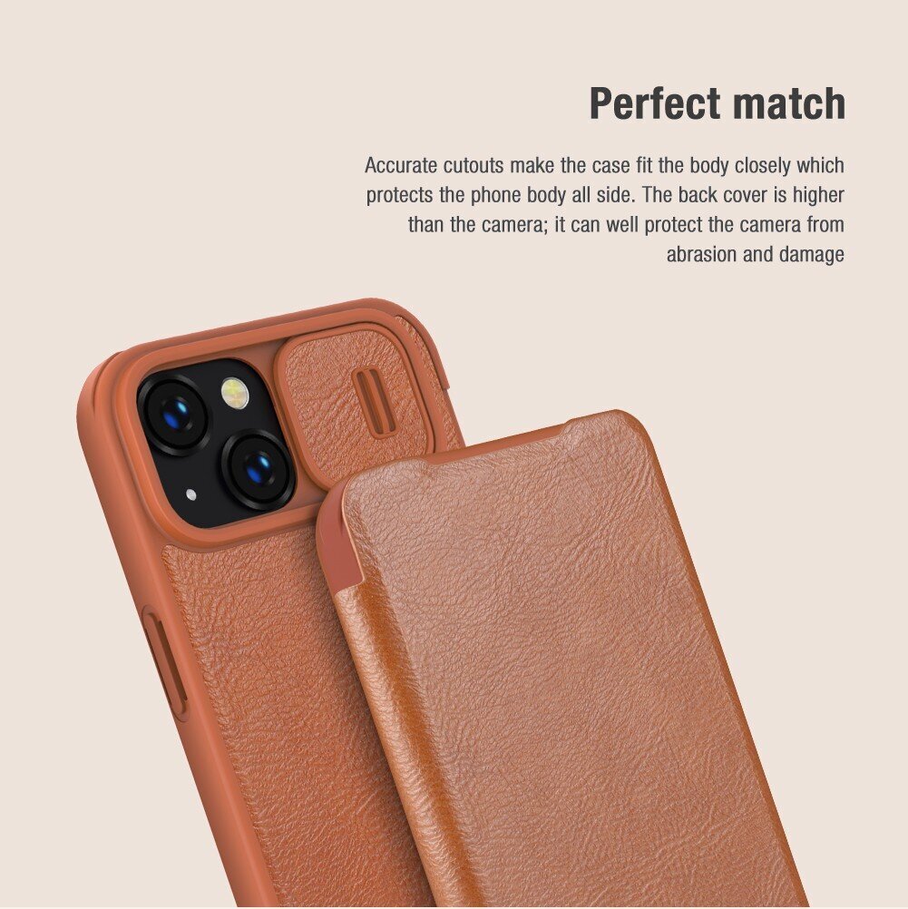 Nillkin Qin Book PRO Case for Apple iPhone 14 Plus Red hind ja info | Telefoni kaaned, ümbrised | kaup24.ee