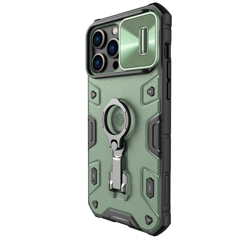 Nillkin CamShield Armor PRO Hard Case for Apple iPhone 14 Pro Max Dark Green цена и информация | Telefoni kaaned, ümbrised | kaup24.ee