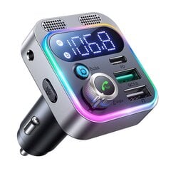 FM transmitter for Joyroom JR-CL16, USB + USB-C, 48 Вт (black) цена и информация | FM модуляторы, FM трансмиттер | kaup24.ee