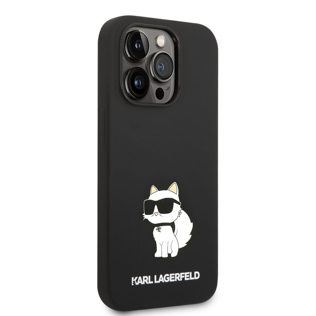 Karl Lagerfeld Liquid Silicone Choupette NFT Case for iPhone 14 Pro Max Black hind ja info | Telefoni kaaned, ümbrised | kaup24.ee