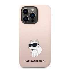 Karl Lagerfeld Liquid Silicone Choupette NFT Case for iPhone 14 Pro Max Pink hind ja info | Telefoni kaaned, ümbrised | kaup24.ee