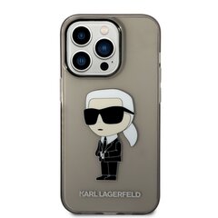 Karl Lagerfeld IML Ikonik NFT Case for iPhone 14 Pro Black hind ja info | Telefoni kaaned, ümbrised | kaup24.ee