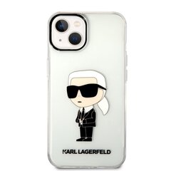 Karl Lagerfeld IML Ikonik NFT Case for iPhone 14 Plus Transparent цена и информация | Чехлы для телефонов | kaup24.ee