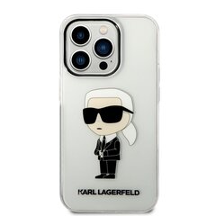 Karl Lagerfeld IML Ikonik NFT Case for iPhone 14 Pro Max Transparent hind ja info | Telefoni kaaned, ümbrised | kaup24.ee