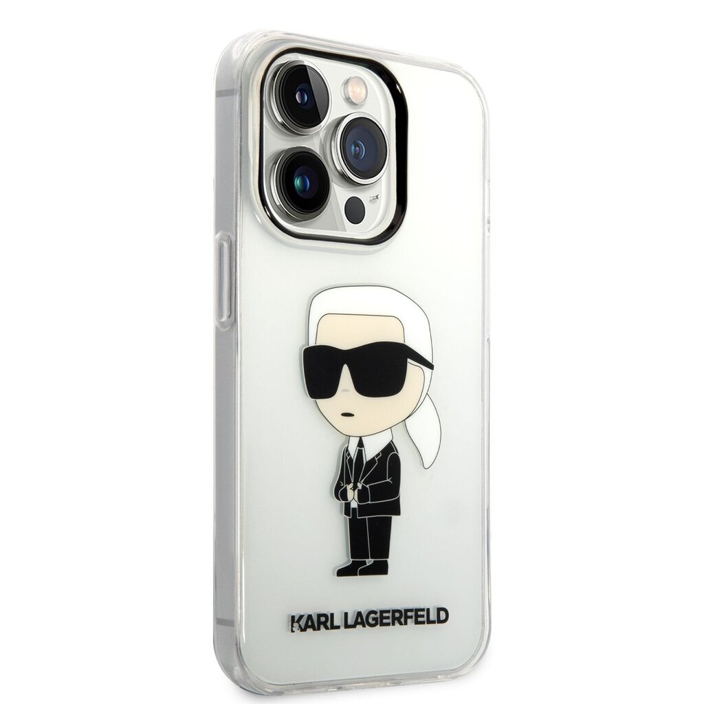 Karl Lagerfeld IML Ikonik NFT Case for iPhone 14 Pro Max Transparent цена и информация | Telefoni kaaned, ümbrised | kaup24.ee