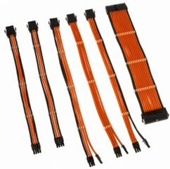 PSU Kabeļu Pagarinātāji Kolink Core 6 Cables Orange цена и информация | Кабели и провода | kaup24.ee