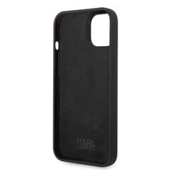 Karl Lagerfeld Liquid Silicone Ikonik NFT Case for iPhone 14 Black hind ja info | Telefoni kaaned, ümbrised | kaup24.ee