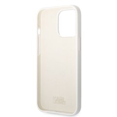 Karl Lagerfeld Liquid Silicone Ikonik NFT Case for iPhone 13 Pro White цена и информация | Чехлы для телефонов | kaup24.ee