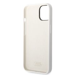 Karl Lagerfeld Liquid Silicone Ikonik NFT Case for iPhone 14 White hind ja info | Telefoni kaaned, ümbrised | kaup24.ee