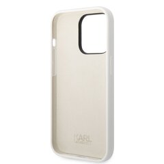 Karl Lagerfeld Liquid Silicone Ikonik NFT Case for iPhone 14 Pro White цена и информация | Чехлы для телефонов | kaup24.ee