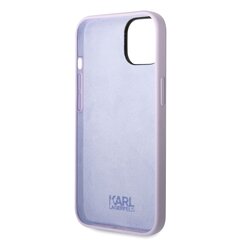Karl Lagerfeld Liquid Silicone Ikonik NFT Case for iPhone 14 Plus Purple цена и информация | Чехлы для телефонов | kaup24.ee