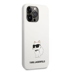 Karl Lagerfeld Liquid Silicone Choupette NFT Case for iPhone 13 Pro White цена и информация | Чехлы для телефонов | kaup24.ee