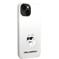 Karl Lagerfeld Liquid Silicone Choupette NFT Case for iPhone 14 White цена и информация | Чехлы для телефонов | kaup24.ee
