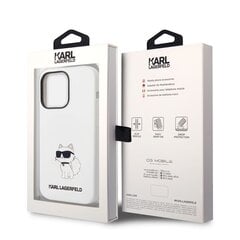 Karl Lagerfeld Liquid Silicone Choupette NFT Case for iPhone 14 Pro White hind ja info | Telefoni kaaned, ümbrised | kaup24.ee