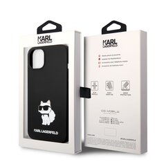 Karl Lagerfeld Liquid Silicone Choupette NFT Case for iPhone 14 Plus Black hind ja info | Telefoni kaaned, ümbrised | kaup24.ee