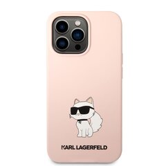 Karl Lagerfeld Liquid Silicone Choupette NFT Case for iPhone 13 Pro Pink hind ja info | Telefoni kaaned, ümbrised | kaup24.ee