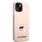 Karl Lagerfeld Liquid Silicone Choupette NFT Case for iPhone 14 Plus Pink hind ja info | Telefoni kaaned, ümbrised | kaup24.ee