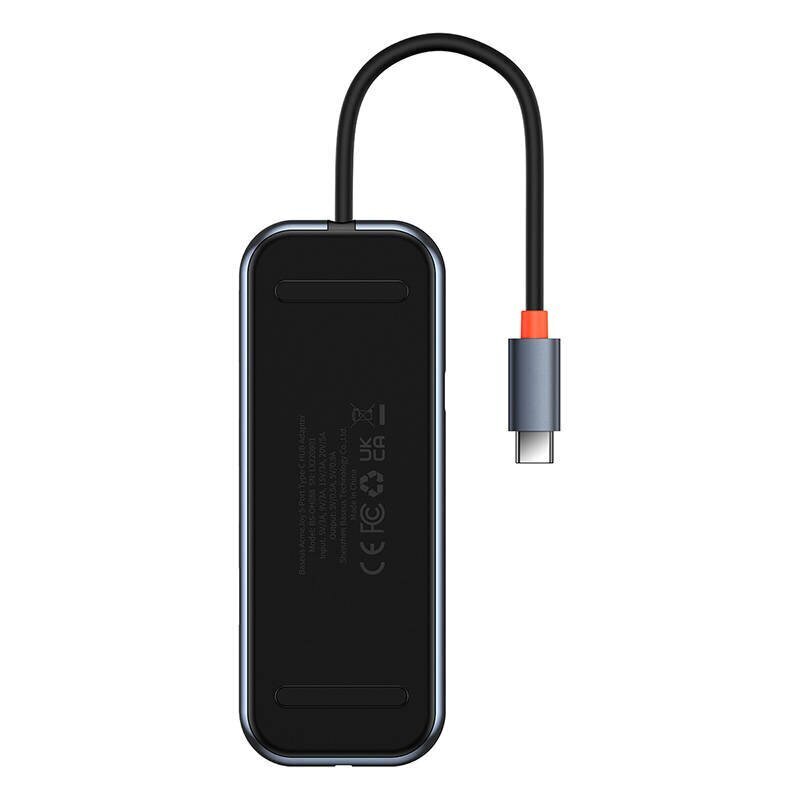 Hub 5in1 Baseus AcmeJoy series USB-C to 2xUSB 3.0 + USB 2.0 + USB-C PD + HDMI (dark grey) цена и информация | USB jagajad, adapterid | kaup24.ee