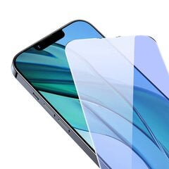 Baseus Tempered Glass Anti-blue light 0.3 мм for iPhone 14|13|13 Pro (2 шт) цена и информация | Защитные пленки для телефонов | kaup24.ee