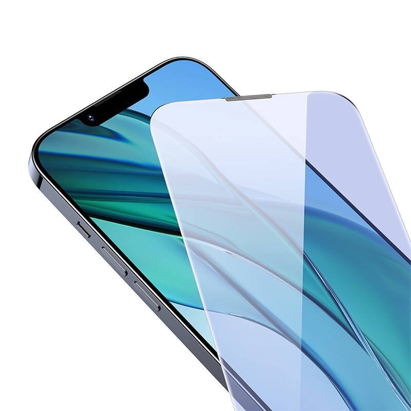 Baseus Crystal Tempered Glass Anti-blue light and Dust-proof 0.3mm for iPhone 14 Plus|13 Pro Max (2pcs) цена и информация | Ekraani kaitsekiled | kaup24.ee