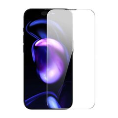 Baseus Crystal Tempered Glass Dust-proof 0.3 мм for iPhone 14 Pro Max (1 шт) цена и информация | Защитные пленки для телефонов | kaup24.ee