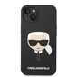 Karl Lagerfeld MagSafe Compatible Case Liquid Silicone Karl Head for iPhone 14 Plus Black hind ja info | Telefoni kaaned, ümbrised | kaup24.ee