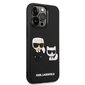 Karl Lagerfeld and Choupette 3D Case for iPhone 14 Pro Black цена и информация | Telefoni kaaned, ümbrised | kaup24.ee